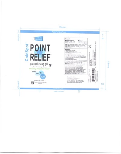 Carton Label (Coldspot 4 Oz Applicator)